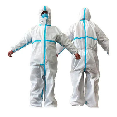 Устранимые химические устойчивые Coveralls полипропилена костюмов с клобуком