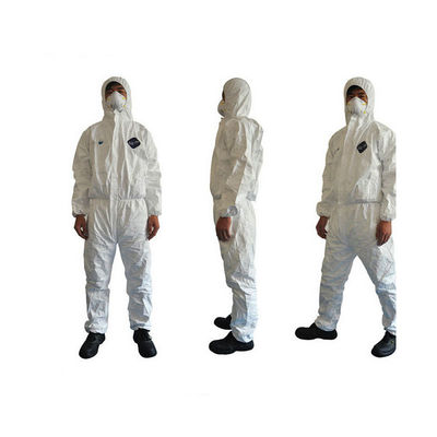 Костюм b пластикового Breathable полного класса Hazmat Bodysuit химический
