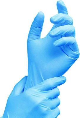 Нитрил 100 перчаток больницы пакета устранимых голубой Biodegradable
