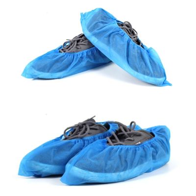 Пластиковый голубой анти- протектор ботинка выскальзывания покрывает не выскальзывание
